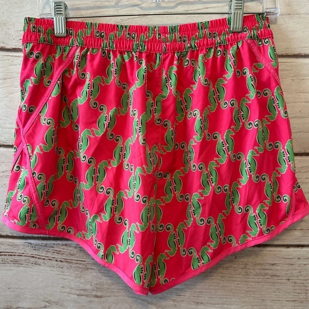 Zelos Size Medium Pink and Green Sea Horse Running Shorts
Summer Active Wear - Picture 2 of 7